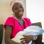 Marigele and baby Jameson