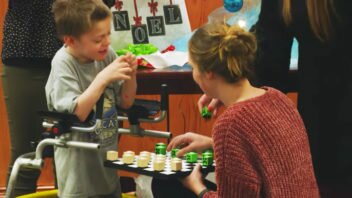 Occupational therapy students adapt toys for children with special needs