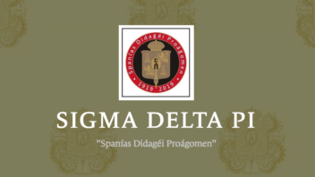Sigma Delta Pi Hispanic Honor Society receives national awards